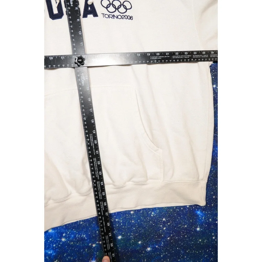 Vintage Nike Center Swoosh  USA Hoodie Mens XL Torino 2006 Winter Olympics